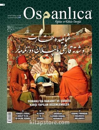 Osmanlıca Eğitim ve Kültür Dergisi Sayı:72 Ağustos 2019