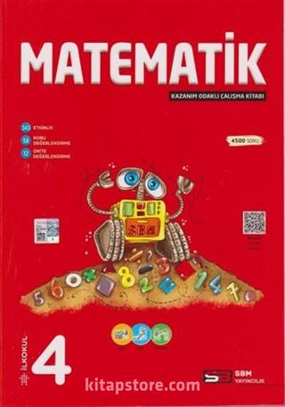 4. Sınıf Matematik Kazanım Odaklı Çalışma Kitabı