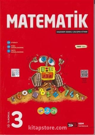 3. Sınıf Matematik Kazanım Odaklı Çalışma Kitabı