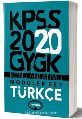 2020 Genel Kültür Genel Yetenek Konu Anlatımlı Modüler Set (5 Kitap)