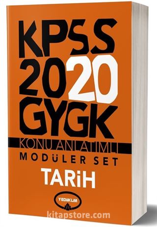 2020 Genel Kültür Genel Yetenek Konu Anlatımlı Modüler Set (5 Kitap)