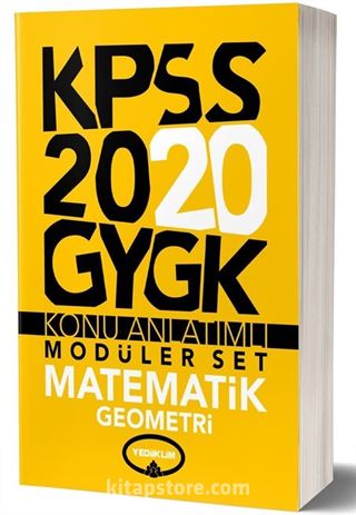 2020 Genel Kültür Genel Yetenek Konu Anlatımlı Modüler Set (5 Kitap)