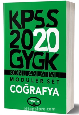 2020 Genel Kültür Genel Yetenek Konu Anlatımlı Modüler Set (5 Kitap)