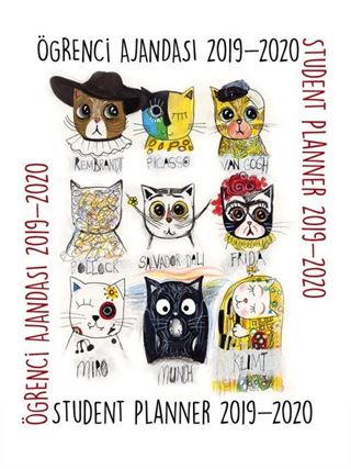 Panter Cats Student Planner 2019-2020 Öğrenci Ajandası (Kod:3054)