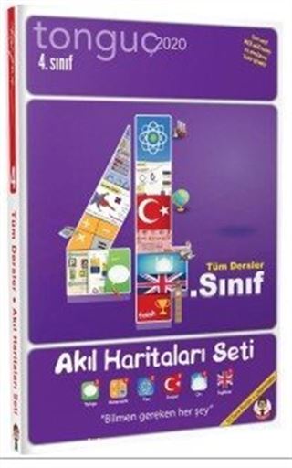 4. Sınıf Tüm Dersler Akıl Haritaları Seti