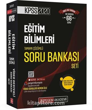 2020 KPSS Eğitim Bilimleri Tamamı Çözümlü Modüler Soru Bankası Seti - 6 Kitap