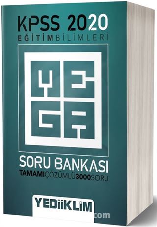 2020 Eğitim Bilimleri Tamamı Çözümlü Mega Soru Bankası