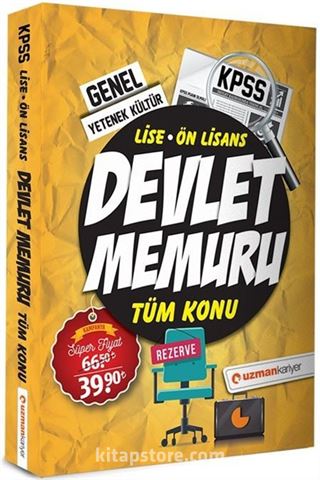 2020 Lise - Önlisans Devlet Memuru Tüm Konu