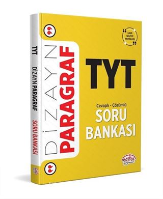 TYT Dizayn Yeni Nesil Sorularla Paragraf Soru Bankası