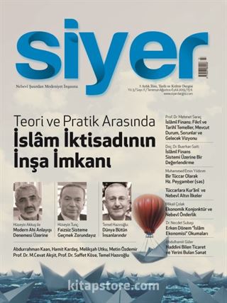 Siyer 3 Aylık İlim Tarih ve Kültür Dergisi Sayı:11 Temmuz-Ağustos-Eylül 2019