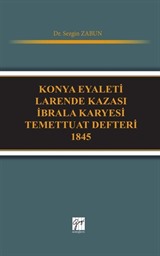 Konya Eyaleti Larende Kazası İbrala Karyesi Temettuat Defteri 1845