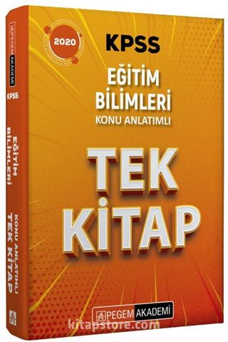 2020 KPSS Eğitim Bilimleri Konu Anlatımlı Tek Kitap