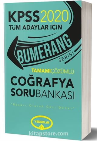 2020 Bumerang Tamamı Çözümlü Coğrafya Soru Bankası