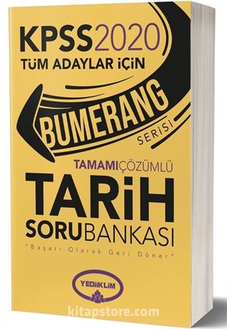 2020 Bumerang Tamamı Çözümlü Tarih Soru Bankası