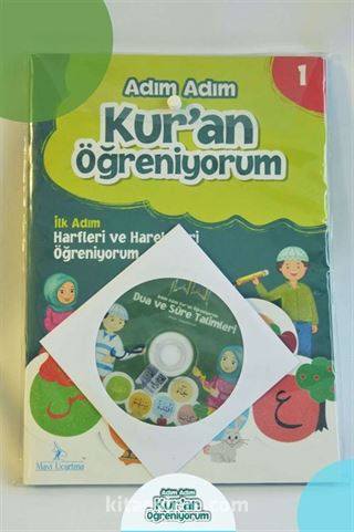 Adım Adım Kur'an Öğreniyorum Seti (DVD Hediyeli)