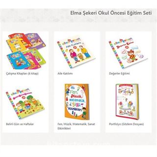 Elma Şekeri Okul Öncesi Eğitim Seti (10 Kitap)