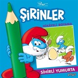 Şirinler Hikayeli Boyama / Sihirli Yumurta