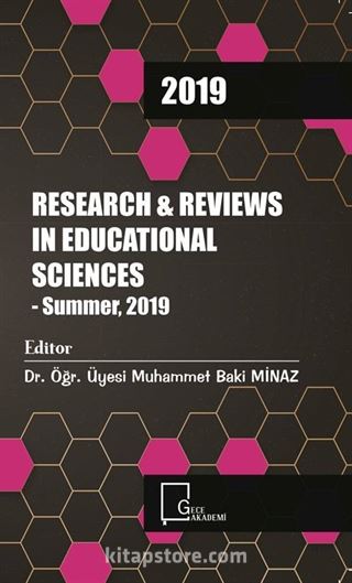 Research and Reviews in Educational Sciences - Summer 2019