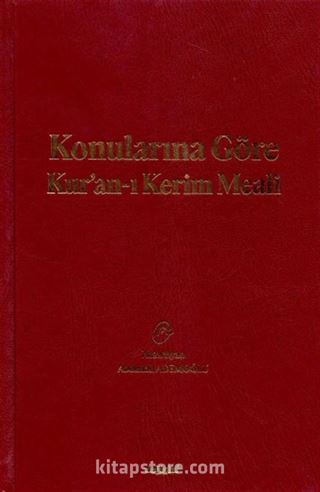 Konularına Göre Kur'an-ı Kerim Meali