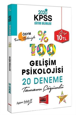 2020 KPSS Eğitim Bilimleri Gelişim Psikolojisi Tamamı Çözümlü 20 Deneme