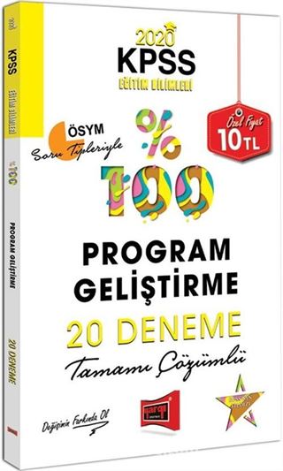 2020 KPSS Eğitim Bilimleri Program Geliştirme Tamamı Çözümlü 20 Deneme