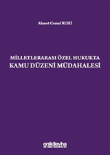 Milletlerarası Özel Hukukta Kamu Düzeni Müdahalesi