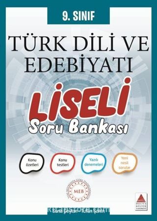 9. Sınıf Türk Dili ve Edebiyatı Liseli Soru Bankası