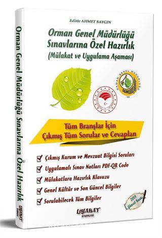 Orman Genel Müdürlüğü Sınavlarına Özel Hazırlık - Mülakat ve Uygulama Aşaması (Tüm Adaylar İçin) 2019 Alımları İçin Özel Kaynak