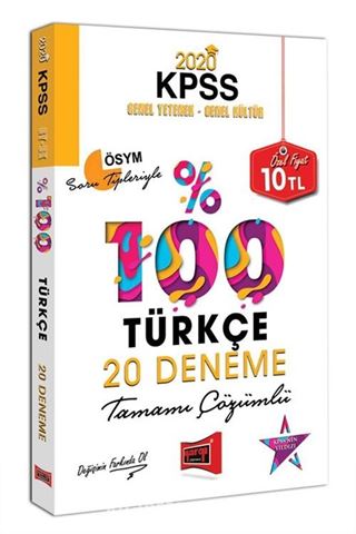 2020 KPSS Türkçe Tamamı Çözümlü 20 Deneme