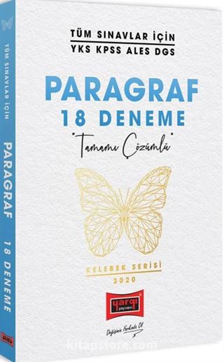 Tüm Sınavlar İçin Paragraf Tamamı Çözümlü 18 Deneme