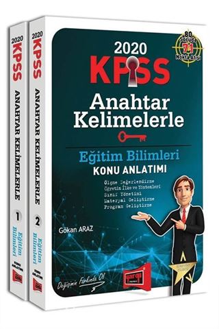 2020 KPSS Eğitim Bilimleri Anahtar Kelimelerle Konu Anlatımı (2 Kitap)