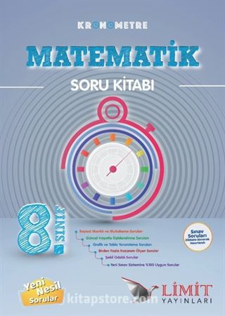 8. Sınıf Kronometre Matematik Soru Bankası