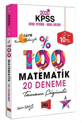 2020 KPSS Matematik Tamamı Çözümlü 20 Deneme