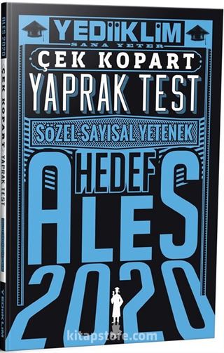 2020 ALES Sayısal Sözel Yetenek Çek Kopart Yaprak Test