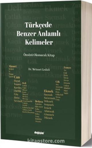 Türkçede Benzer Anlamlı Kelimeler