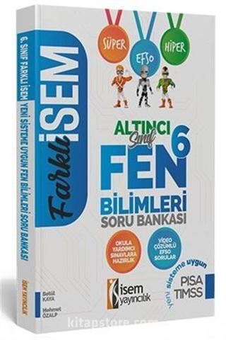 2020 Farklı İsem 6. Sınıf Fen Bilimleri Soru Bankası