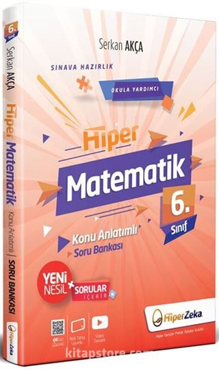 6. Sınıf Hiper Matematik Konu Anlatımlı Soru Bankası