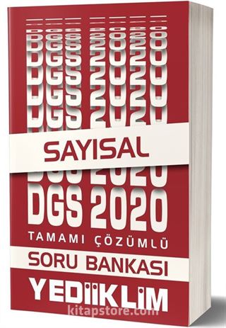 2020 DGS Sayısal Tamamı Çözümlü Soru Bankası