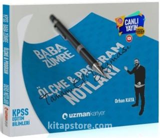 2020 KPSS Baba Zümre Ölçme - Program Notları