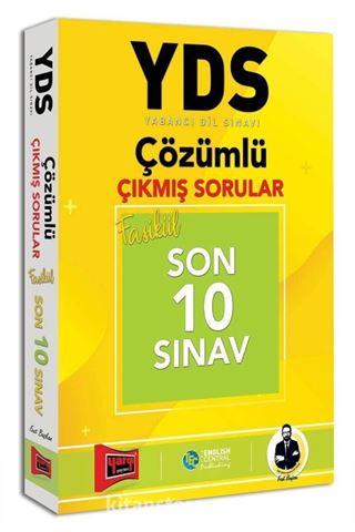 YDS Son 10 Sınav Fasikül Çözümlü Çıkmış Sorular