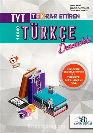 TYT Türkçe Tekrar Ettiren Denemeleri