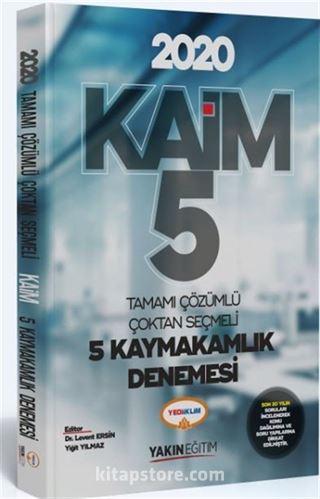 2020 Kaim Tamamı Çözümlü 5 Kaymakamlık Denemesi