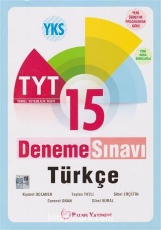 YKS TYT Türkçe 15 Deneme Sınavı