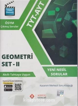 TYT AYT Geometri Set II Kazanım Merkezli Soru Kitapçığı