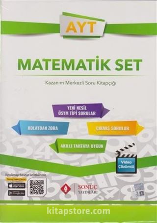 AYT Matematik Set Kazanım Merkezli Soru Kitapçığı