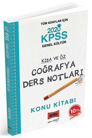 2020 KPSS Coğrafya Kısa ve Öz Ders Notları