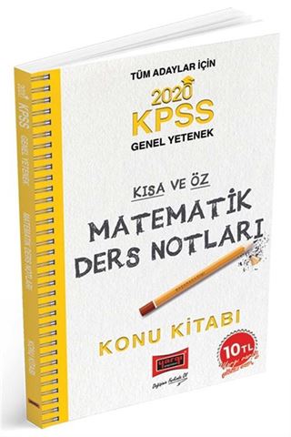 2020 KPSS Matematik Kısa ve Öz Ders Notları