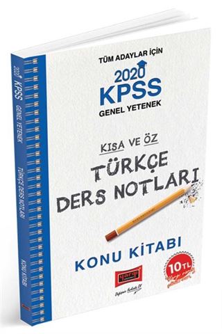 2020 KPSS Türkçe Kısa ve Öz Ders Notları