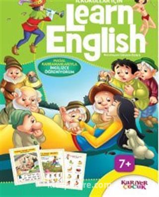 İlkokullar İçin Learn English-Yeşil