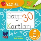 Yaz-Sil Sayı Kartları